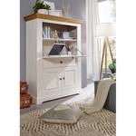 Secretaire Ummanz massief grenenhout - wit grenenhout/honingkleurig grenenhout