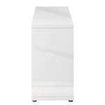 Buffet Elmont Blanc brillant - Hauteur : 73 cm