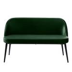 Banquette Jacklin Velours / Métal - Noir - Vert