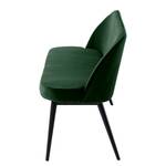 Banquette Jacklin Velours / Métal - Noir - Vert