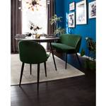 Banquette Jacklin Velours / Métal - Noir - Vert