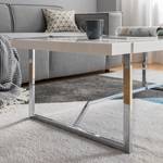 Table basse Leira Blanc brillant / Chrome