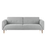 Sofa Cala II (3-Sitzer) Strukturstoff - Webstoff Saia: Hellgrau