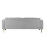 Sofa Cala II (3-Sitzer) Strukturstoff - Webstoff Saia: Hellgrau