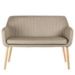 Küchensofa Leedy Eiche massiv - Eiche - Beige meliert