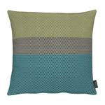 Coussin Rayon Tissu - Bleu pétrole / Vert pistache