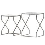 Tables d’appoint Bökars (Lot de 2) (Lot de 2) Aluminium - Argenté