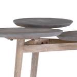 Table d'appoint Karis Manguier massif - Gris / Manguier