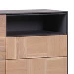 Dressoir Colfax deels massief eikenhout - eikenhout/grijs