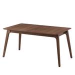 Eettafel Hobo deels massief rubberboomhout - walnotenhout - Walnoothouten