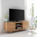 Tv-meubel Hanson Deels massief rubberboomhout - Eik