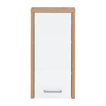 Armoire suspendue Soko Marron - Blanc - Bois manufacturé - 216 x 73 x 16 cm