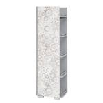 Armoire colonne Benni I Gris clair / Blanc