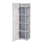 Armoire colonne Benni I Gris clair / Blanc