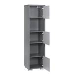 Armoire colonne Levi Gris platine