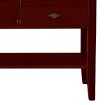 Wandtafel Bergen I massief grenenhout - Rood grenenhout/Loogkleurig grenenhout - Breedte: 102 cm