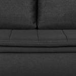 Boxspring-Schlafsofa Linstead Webstoff - Dunkelgrau