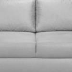 Boxspring-Schlafsofa Mandeville Antiklederlook - Platin