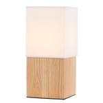 Lampe Topeno Blanc - Textile - Bois/Imitation - 11 x 25 x 11 cm