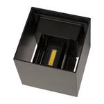 LED-wandlamp Cube Zwart
