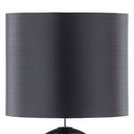Tafellamp Gilze Textielmix/veiligheidsglas - 1 lichtbron - Zwart