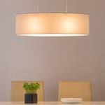 Hanglamp Son Textielmix/ijzer - 2 lichtbronnen - Grijs / Wit