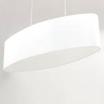 Hanglamp Son Textielmix/ijzer - 2 lichtbronnen - Wit