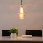 Hanglamp Vabell glas/metaal - Beige