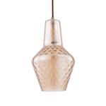 Hanglamp Vabell glas/metaal - Beige