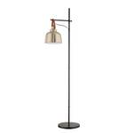 Lampadaire Wiiken Aluminium - Laiton / Noir