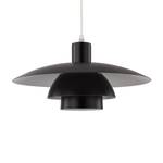 Hanglamp Leech aluminium - Zwart