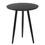 Table d'appoint Kitt S Imitation chêne noir / Noir