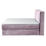 Premium Boxspringbett KINX Samt Fraya: Mauve - 180 x 200cm - H2 - 130 cm