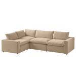 Ecksofa Velada Webstoff - Cappuccino