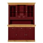 Credenza Bergen I Legno massello di pino - Pino rosso / Pino color cenere - Pino rosso / Pino color cenere