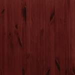 Lit en bois massif Bergen Pin massif - Pin rouge / Pin coloris lessivé - 200 x 200cm