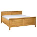 Massief houten bed Bergen massief grenenhout - Geloogd grenenhout - 180 x 200cm