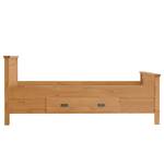 Massief houten bed Bergen massief grenenhout - Geloogd grenenhout - 100 x 200cm