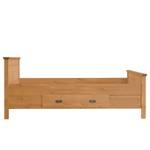 Massief houten bed Bergen massief grenenhout - Geloogd grenenhout - 140 x 200cm