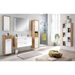 Armoire colonne Soko Blanc - Bois manufacturé - 35 x 186 x 33 cm