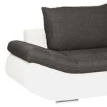 Ecksofa Delmont mit Schlaffunktion - Longchair davorstehend rechts