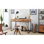 Console Woodson II Acacia massif / Fer - Acacia Marron clair