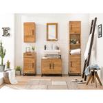 Mobile base per lavabo Woodson Acacia massello/ferro - Acacia Marrone chiaro