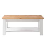 Table basse Ummanz Pin massif - Pin miel / Pin blanc - Pin blanc - 110 x 75 cm