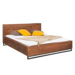Houten bed Woodson massief acaciahout - Bruin acaciahout - 180 x 200cm