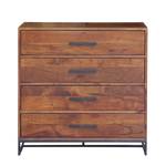 Commode Woodson Acacia massif - Acacia brun