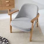 Fauteuil Londo geweven stof - Lichtgrijs