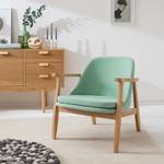 Fauteuil Londo geweven stof - Mintkleurig