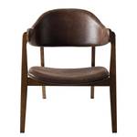 Fauteuil Sadler II antieke leerlook