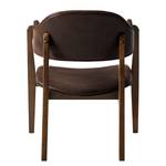 Fauteuil Sadler II antieke leerlook